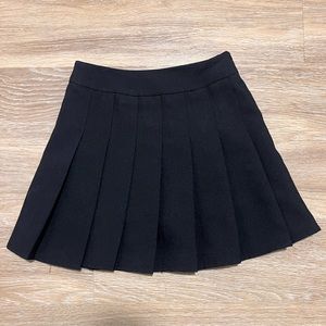 Black Pleated Skort XS